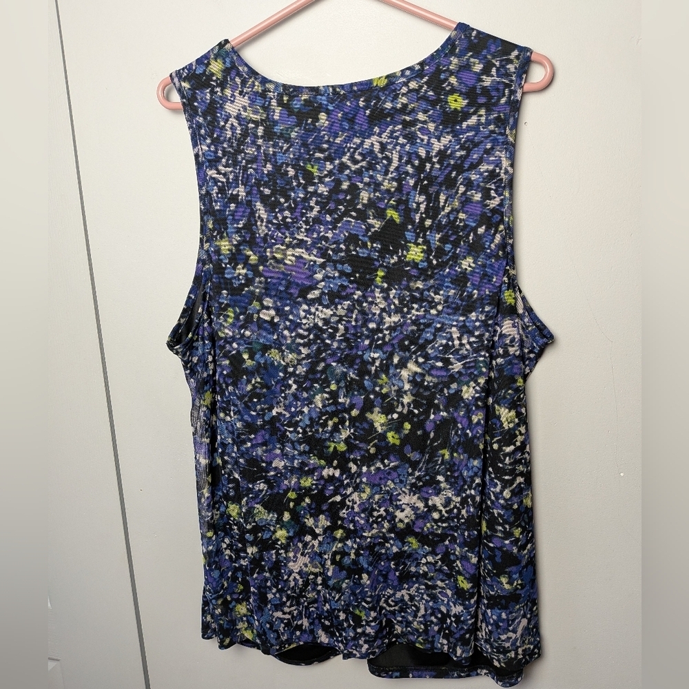 ADDITION ELLE Plus Size Sleeveless Fitted V-Neck Knit Top Blouse Size 3X - Picture 13 of 15